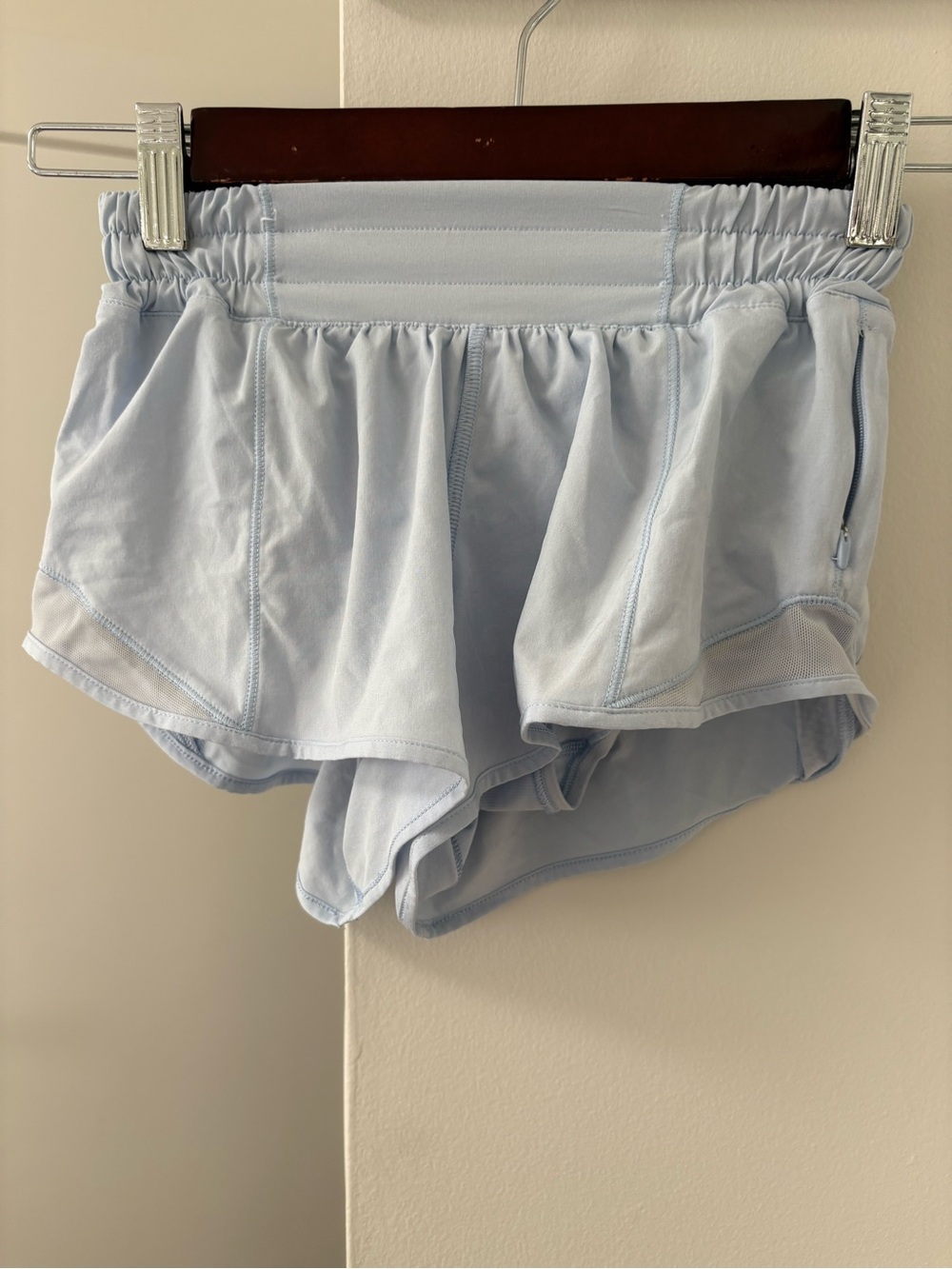 lululemon athletica Light Blue Athletic Shorts